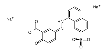 5-[(7-sulpho-1-naphthyl)azo]salicylic acid, sodium salt picture