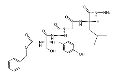 Z-Ser-Tyr-Gly-Leu-NHNH2 Structure