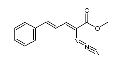 (2Z,4E)-methyl 2-azido-5-phenylpenta-2,4-dienoate Structure