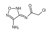 N-(4-amino-1,2,5-oxadiazol-3-yl)-2-chloroacetamide Structure