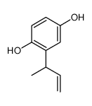 2-but-3-en-2-ylbenzene-1,4-diol Structure