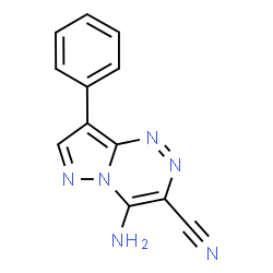 4-Amino-8-phenylpyrazolo[5,1-c][1,2,4]triazine-3-carbonitrile picture