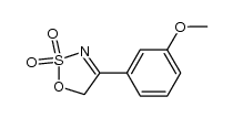 4-(3-methoxyphenyl)-5H-[1,2,3]-oxathiazole-2,2-dioxide Structure