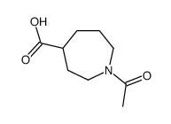 1-acetylazepane-4-carboxylic acid结构式