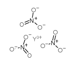 Nitric acid,yttrium(3+) salt (3:1) structure