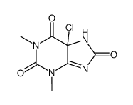 5-chloro-1,3-dimethyl-5,7-dihydro-3H-purine-2,6,8-trione结构式