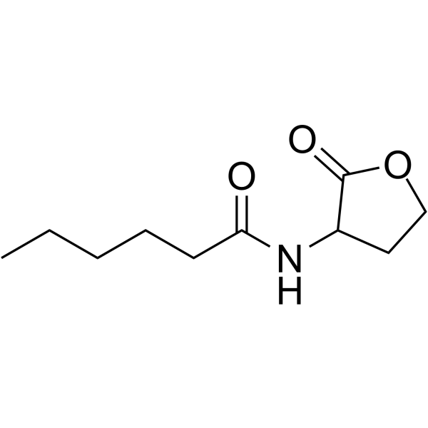 N-Hexanoyl-DL-homoserine lactone structure