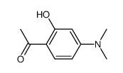 4-(Dimethylamino)-2-hydroxyacetophenone structure