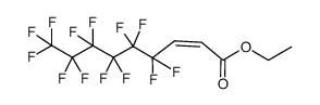 (Z)-4,4,5,5,6,6,7,7,8,8,9,9,9-Tridecafluoro-non-2-enoic acid ethyl ester结构式