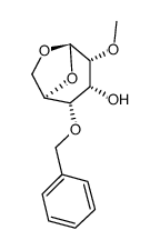 .beta.-D-Allopyranose, 1,6-anhydro-2-O-methyl-4-O-(phenylmethyl)- picture