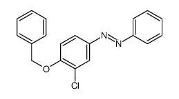 (3-chloro-4-phenylmethoxyphenyl)-phenyldiazene Structure