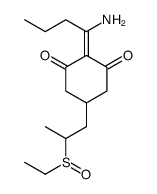 2-(1-aminobutylidene)-5-(2-ethylsulfinylpropyl)cyclohexane-1,3-dione结构式