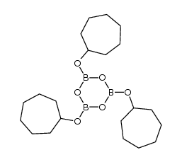 tris(cycloheptyloxy)boroxine结构式