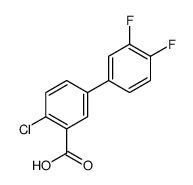 2-chloro-5-(3,4-difluorophenyl)benzoic acid Structure