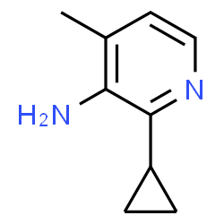 2-cyclopropyl-4-Methylpyridin-3-amine structure