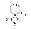 2,4-Cyclohexadien-1-one,6-fluoro-6-nitro-(9CI) Structure