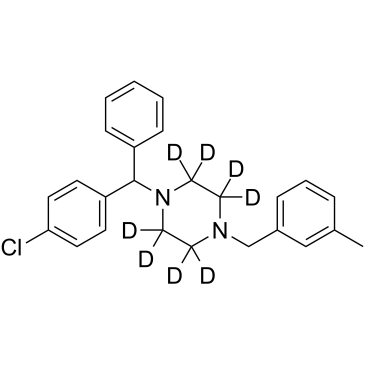 Meclizine D8 Structure