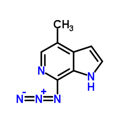 7-Azido-4-methyl-1H-pyrrolo[2,3-c]pyridine Structure