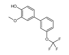 2-methoxy-4-[3-(trifluoromethoxy)phenyl]phenol Structure