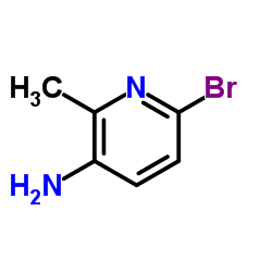 5-氨基-2-溴-6-甲基吡啶结构式