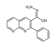 2-phenyl-1,8-naphthyridine-3-carbohydrazide结构式