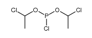 di(1-chloroethyl) phosphorodichloridite Structure