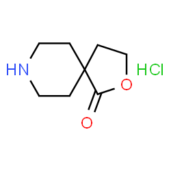 2-氧杂-8-氮杂螺[4.5]癸-1-酮盐酸盐结构式