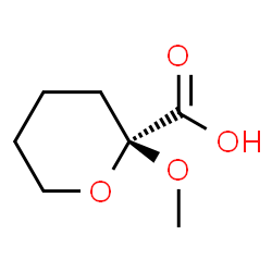 2H-Pyran-2-carboxylicacid,tetrahydro-2-methoxy-,(R)-(9CI)结构式