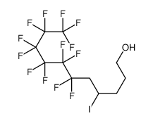 4-IODO-1H,1H,2H,2H,3H,3H,4H,5H,5H-PERFLUOROUNDECAN-1-OL Structure