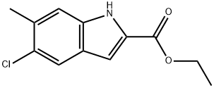ethyl 5-chloro-6-methyl-1h-indole-2-carboxylate Structure