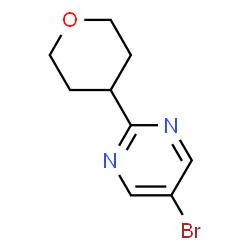 5-Bromo-2-(tetrahydro-2H-pyran-4-yl)pyrimidine picture