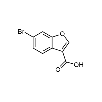 6-Bromobenzofuran-3-carboxylic acid structure