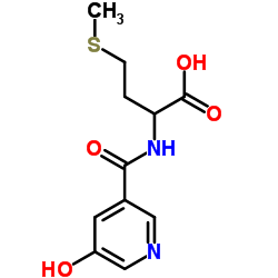 2-[(5-HYDROXY-PYRIDINE-3-CARBONYL)-AMINO]-4-METHYLSULFANYL-BUTYRIC ACID Structure