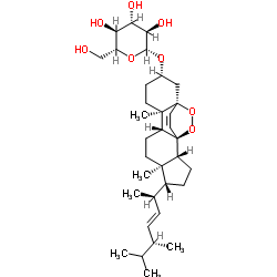 Ergosterol peroxide glucoside Structure