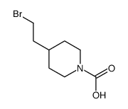 4-(2-bromoethyl)piperidine-1-carboxylic acid Structure