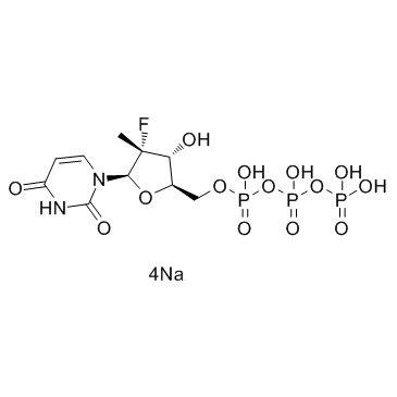 PSI-7409 tetrasodium Structure