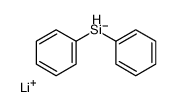 lithium,diphenylsilanide Structure