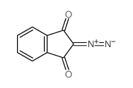 1,3-Indandione, 2-diazo- Structure