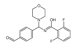 2,6-difluoro-N-[(4-formylphenyl)-morpholin-4-ylmethyl]benzamide Structure