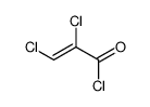 2,3-dichloroprop-2-enoyl chloride Structure