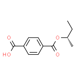 1,4-Benzenedicarboxylic acid, mono[(1S)-1-methylpropyl] ester (9CI) structure