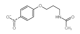 Acetamide,N-[3-(4-nitrophenoxy)propyl]- Structure