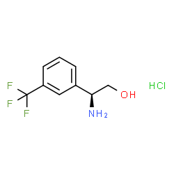 (S)-2-aMino-2-(3-(trifluoroMethyl)phenyl)ethanol hydrochloride structure