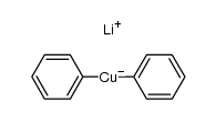 lithium diphenyl cuprate Structure