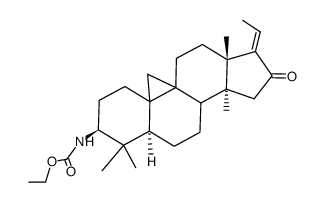 [4,4,14-Trimethyl-16-oxo-9,19-cyclo-5α-pregn-17(20)-en-3β-yl]carbamic acid ethyl ester picture