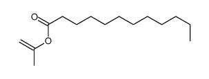 prop-1-en-2-yl dodecanoate结构式