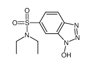 N,N-diethyl-3-hydroxybenzotriazole-5-sulfonamide Structure