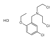 (5-chloro-2-ethoxyphenyl)methyl-bis(2-chloroethyl)azanium,chloride结构式