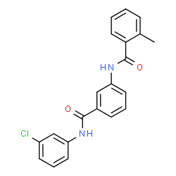 N-{3-[(3-Chlorophenyl)carbamoyl]phenyl}-2-methylbenzamide Structure