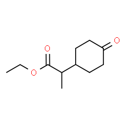 Ethyl 2-(4-Oxocyclohexyl)propanoate Structure